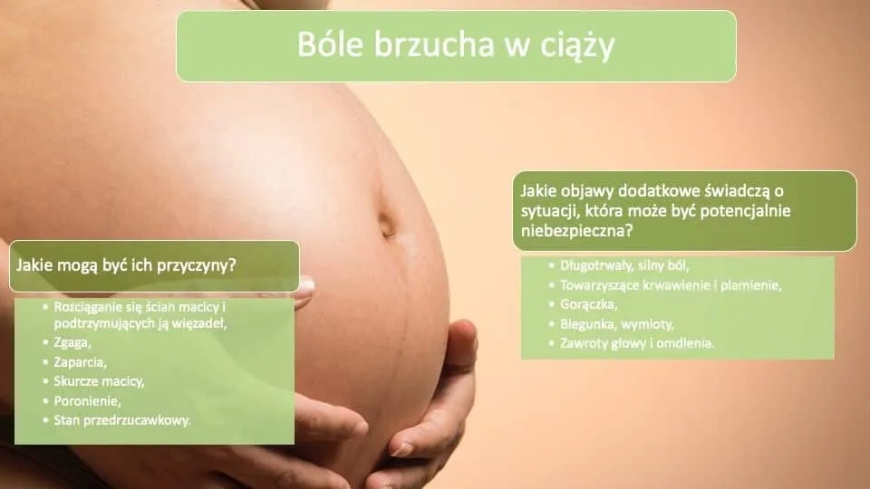 Bóle jak na okres w ciąży – co oznaczają i kiedy się martwić